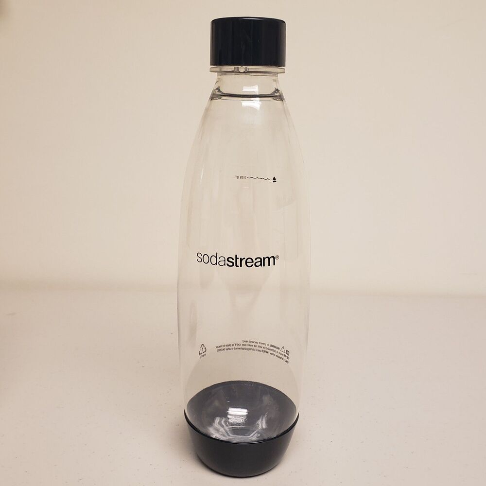 Sodastream Black Carbonating Water Bottle 1 Liter